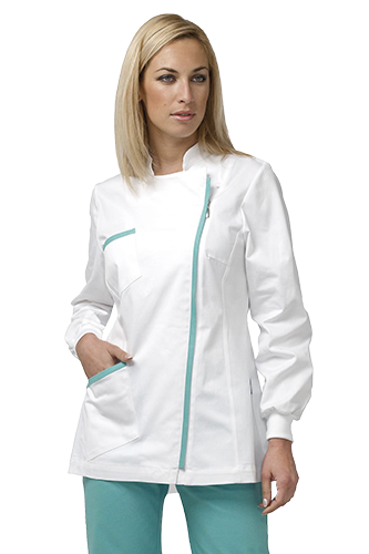 CASACCA DONNA MILLY: casacca professionale donna per studi dentistici ed estetica modello femminile...